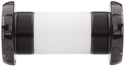 Chris King ThreadFit 30 Bottom Bracket with Fit Kit 2 - English, For DUB Road, Black