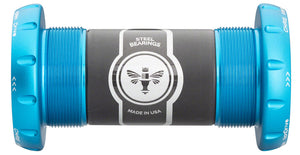 Chris King ThreadFit 30 Bottom Bracket with Fit Kit 3 - English, For 30mm Spindles, Matte Turquoise