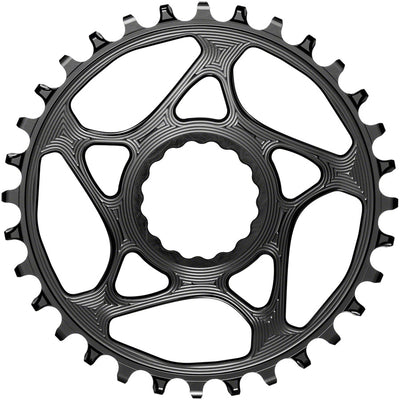 absoluteBLACK Round Narrow-Wide Direct Mount Chainring - 32t, CINCH Direct Mount, 3mm Offset, Black