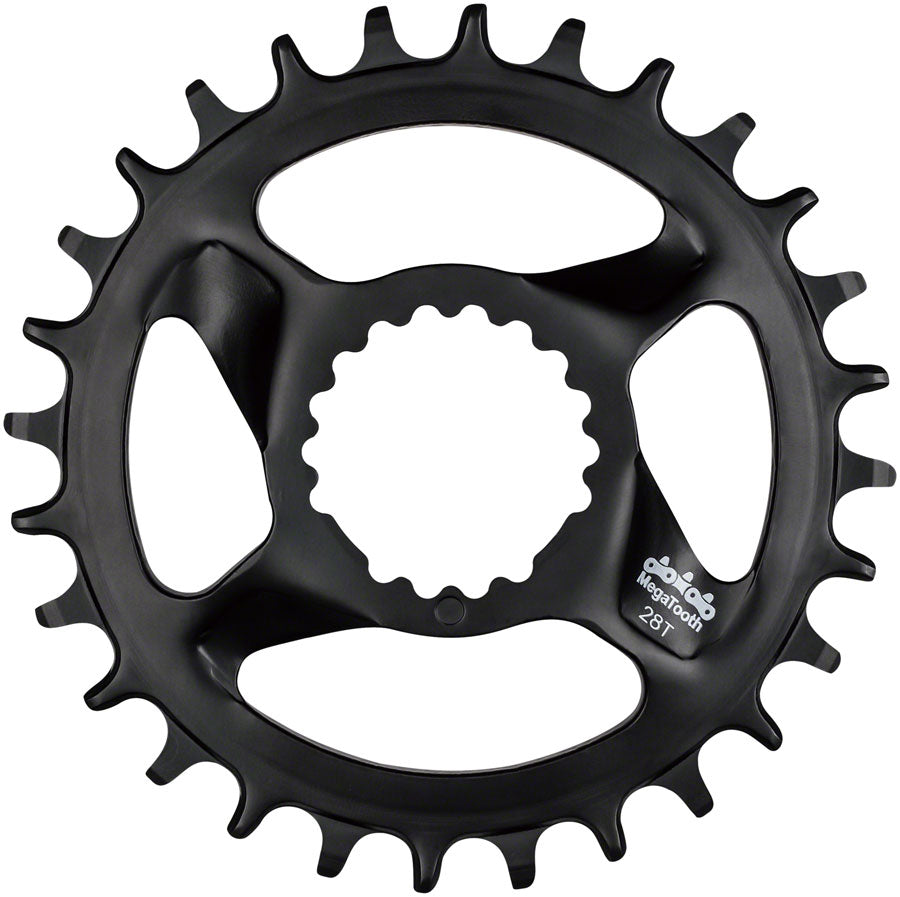 Full Speed Ahead Comet MegaTooth Direct Mount Chainring - 28t, FSA Direct Mount, For 12-Speed Shimano Hyperglide+, Black