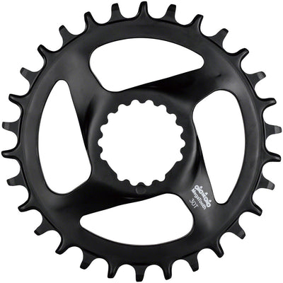 Full Speed Ahead Comet MegaTooth Direct Mount Chainring - 30t, FSA Direct Mount, For 12-Speed Shimano Hyperglide+, Black