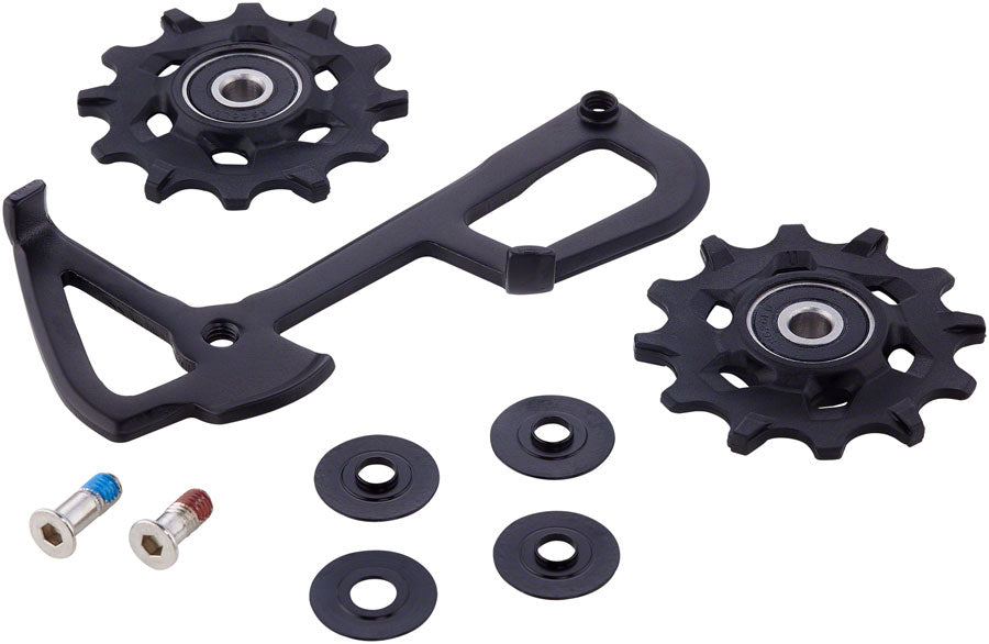 SRAM GX 1X11/Force1/Rival1 Type 2.1 Rear Derailleur Pulley Kit and Long Cage Assembly