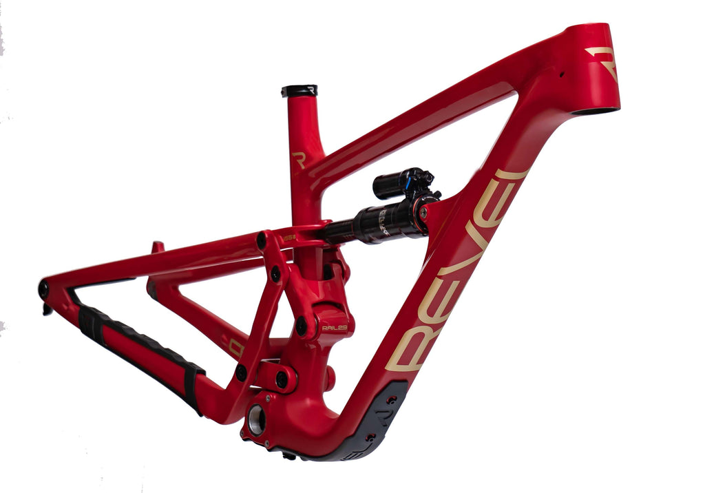 Revel Rail 29" Carbon Complete Mountain Bike - Medium, Shimano XT Build, Shred Velvet Cake (Red)