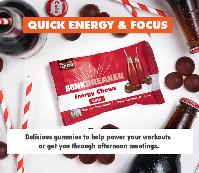 Bonk Breaker Energy Chews - Cola, With Caffiene, Box of 10 Packs-3