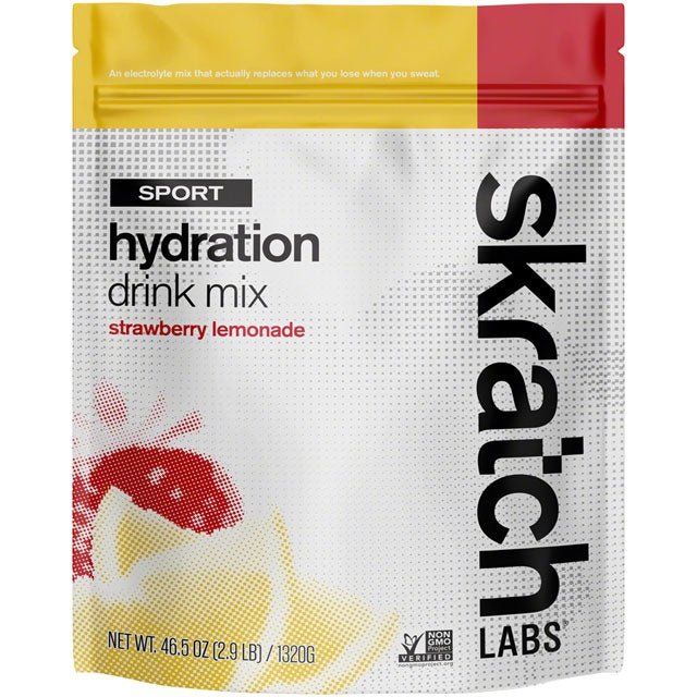 Skratch Labs Sport Hydration Drink Mix - Strawberry Lemonade, 60-Serving Resealable Pouch