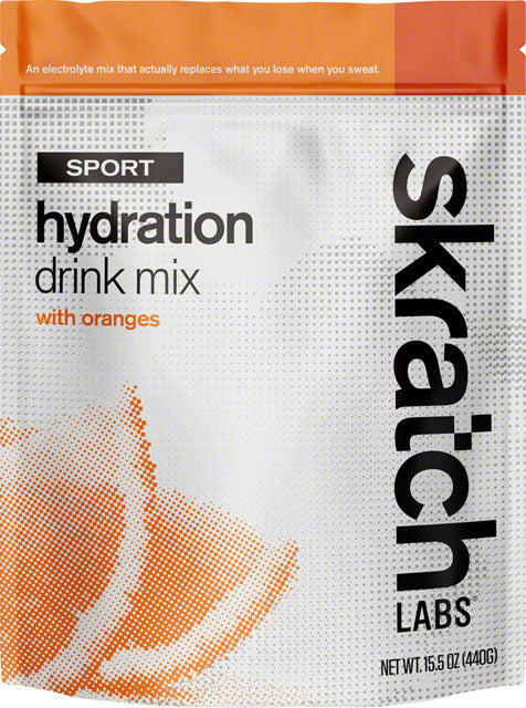 Skratch Labs Hydration Sport Drink Mix - Orange, 20-Serving Resealable Pouch