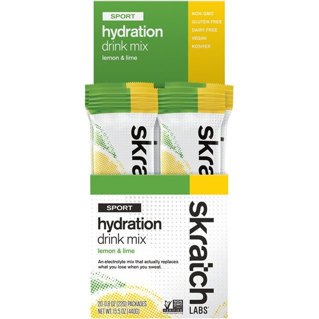 Skratch Labs Hydration Sport Drink Mix - Lemon + Lime, Box of 20