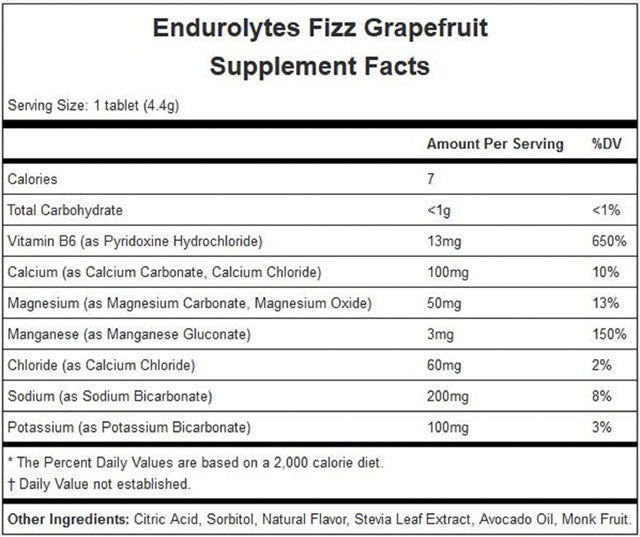 Hammer Endurolytes Fizz: Grapefruit Box of 12-1