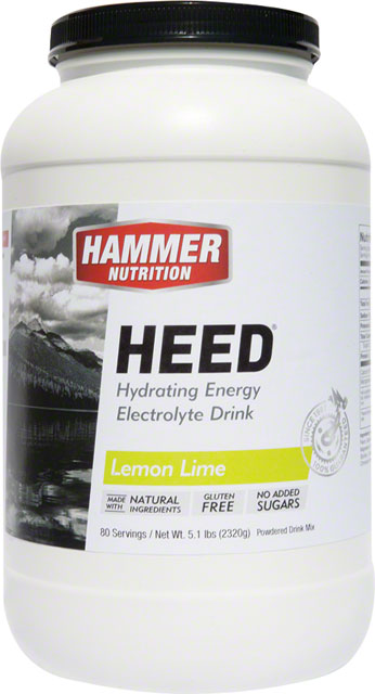 Hammer Nutrition HEED Hydrating Energy Electrolyte Drink - Lemon-Lime, 70 Serving Canister-0