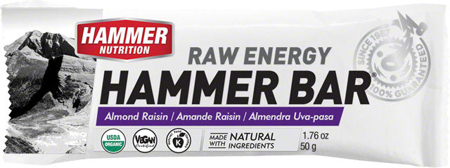 Hammer Bar: Almond Raisin Box of 12