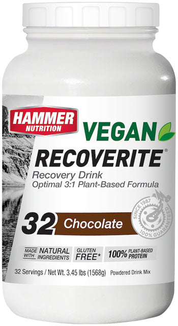 Hammer Vegan Recoverite Drink Mix: Chocolate 32 Servings-0