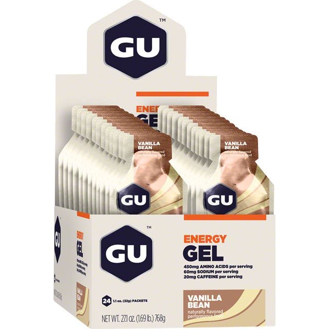GU Energy Gel - Vanilla Bean, Box of 24