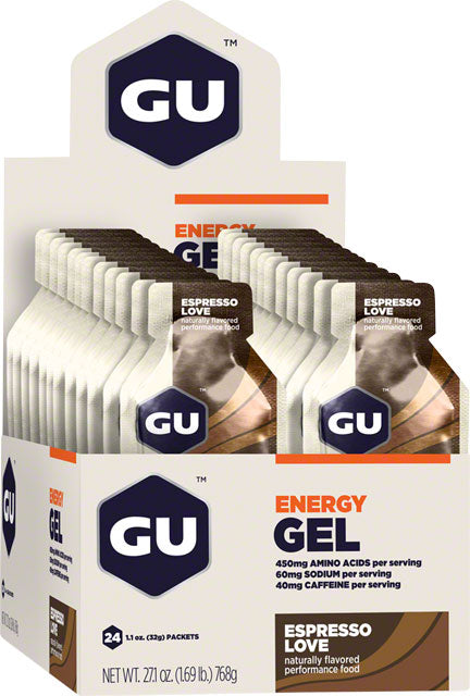 GU Energy Gel - Espresso Love, Box of 24