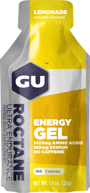 GU Roctane Energy Gel - Lemonade, Box of 24