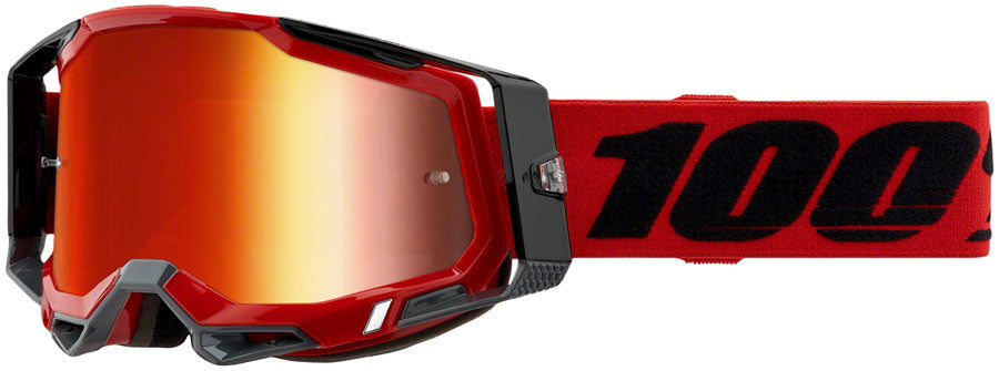 100% Racecraft 2 Goggles - Red Mirror/Red