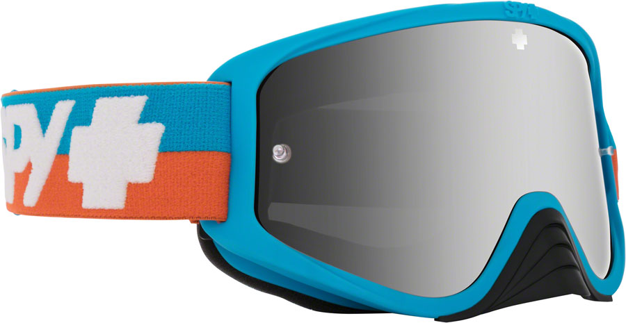 SPY+ WOOT RACE Goggles - Bolt Blue, Smoke with Silver Spectra HD Clear Lenses