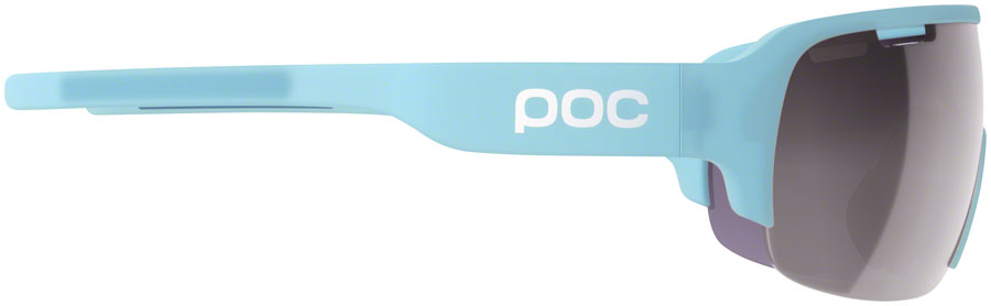 POC Do Half Blade Sunglasses - Basalt Blue, Violet/Silver Mirror Lens
