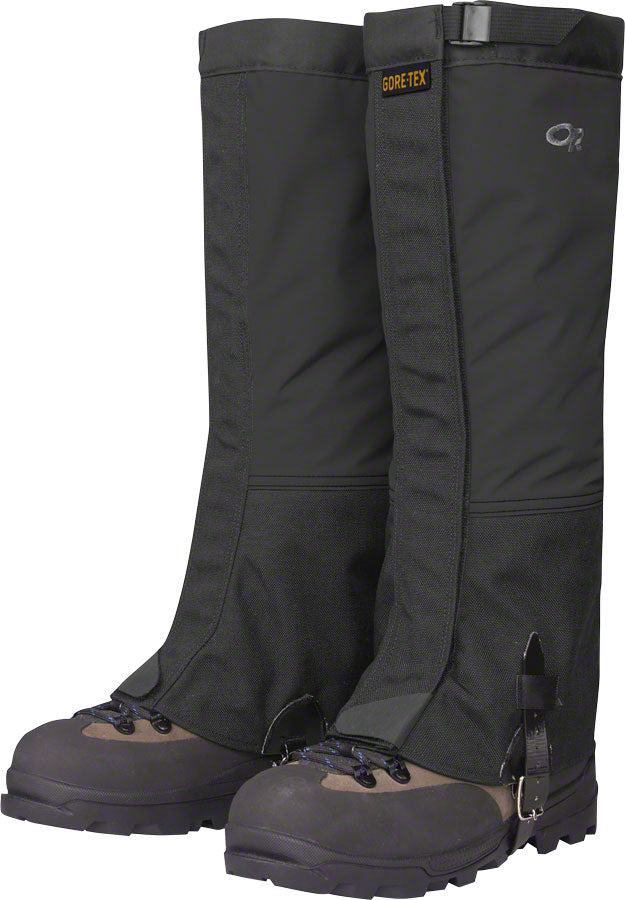 Outdoor Research Crocodiles Gaiters: Black, MD