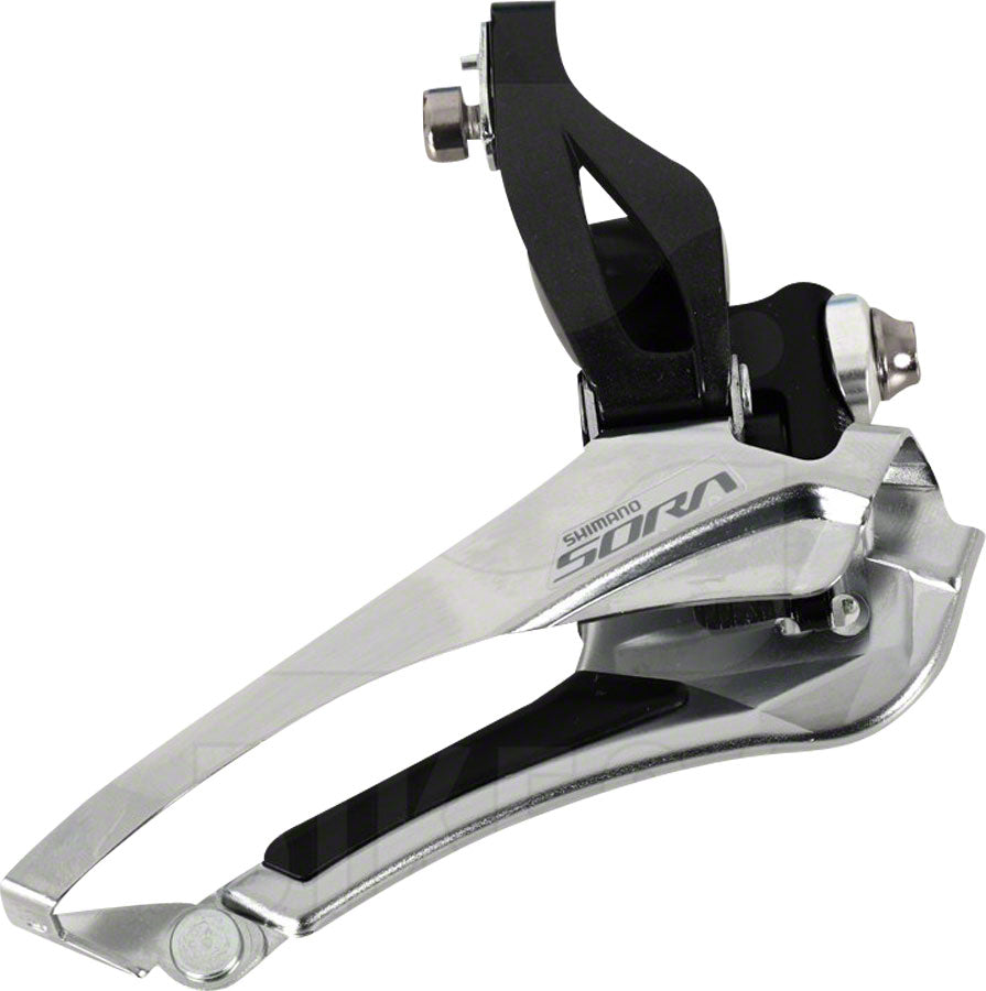 Shimano Sora FD-R3000 9-Speed Double Braze-On Front Derailleur only compatible Sora R3000 2x left shifter