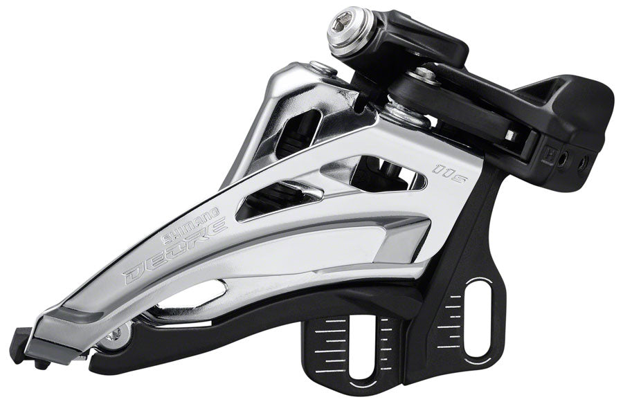 Shimano Deore FD-M5100-E Front Derailleur - 11-Speed Double Side Swing Front Pull E-Type Mount BLK/Silver