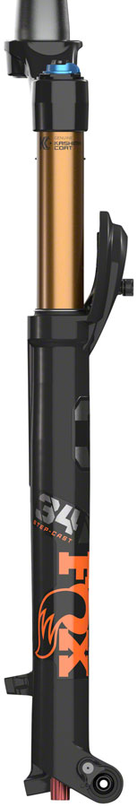 FOX 34 Step-Cast Factory Suspension Fork - 29", 100 mm, 15 x 110 mm, 51 mm Offset, Shiny Black, FIT4, 3-Position, Kabolt