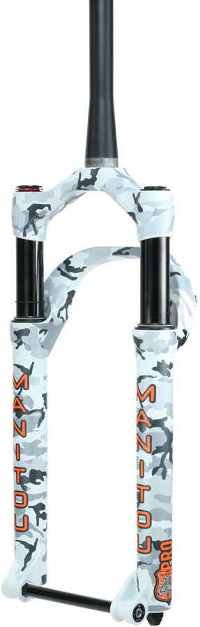 Manitou Mastodon Pro Suspension Fork - 26", 120 mm, 15 x 150 mm, 51 mm Offset, Limited Edition Winter Camo, Extended