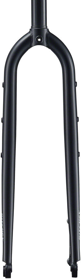 Ritchey WCS Steel Adventure Fork - 27.5/29", 15 x 110mm, 1-1/8" Straight, Post Mount, Black