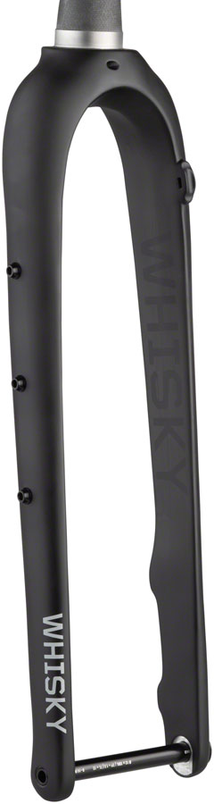 WHISKY No.9 MCX Fork - 12mm Thru Axle, 1.5" Tapered Carbon Steerer, FlatMount Disc, Matte Black