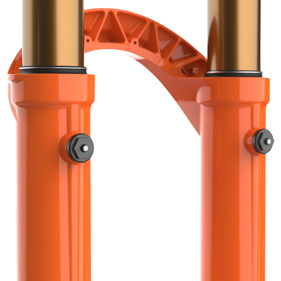 FOX 40 Factory Suspension Fork - 27.5", 203 mm, 20 x 110 mm, 48 mm Offset, Shiny Orange, Grip 2