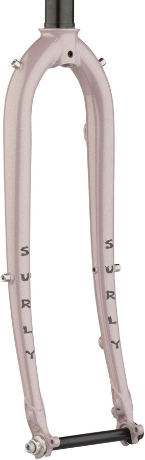 Surly Midnight Special 650b Fork 1-1/8" 50mm Offset, Metallic Lilac