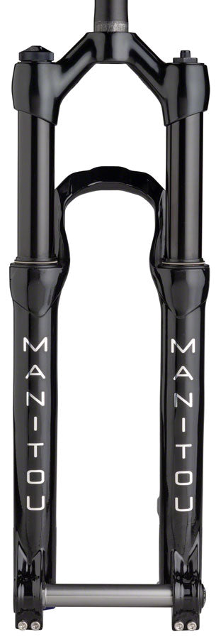 Manitou Circus Expert Suspension Fork - 26", 100 mm, 20 x 110 mm, 41 mm Offset, Gloss Black, Straight Steerer