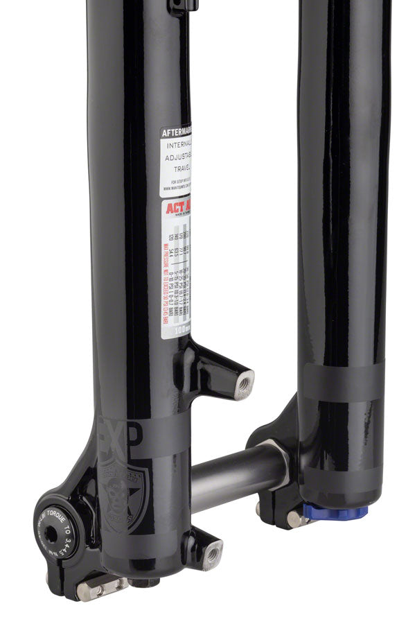 Manitou Circus Expert Suspension Fork - 26", 100 mm, 20 x 110 mm, 41 mm Offset, Gloss Black, Straight Steerer