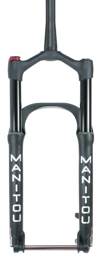 Manitou Mastodon Pro Suspension Fork - 26", 100 mm, 15 x 150 mm, 51 mm Offset, Matte Black, Extended