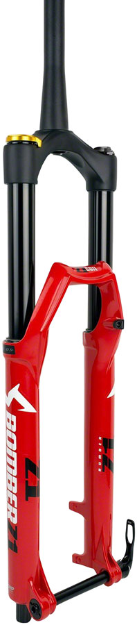 Marzocchi Bomber Z1 Coil Suspension Fork - 29" 170 mm 15 x 110 mm 44 mm Offset Gloss Red GRIP Sweep Adjust