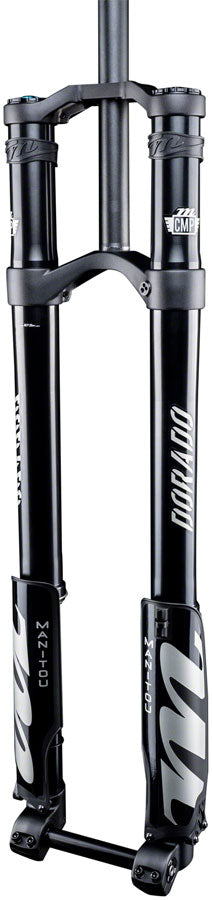Manitou Dorado Comp Suspension Fork - 27.5", 203 mm, 20 x 110 mm, 47 mm Offset, Black, Straight Steerer