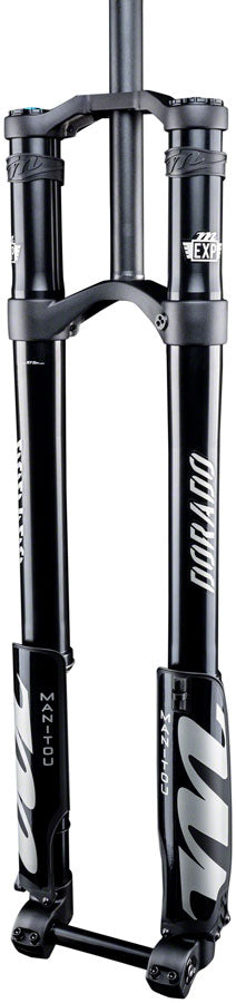 Manitou Dorado Expert Suspension Fork - 27.5", 203 mm, 20 x 110 mm, 47 mm Offset, Black, Straight Steerer