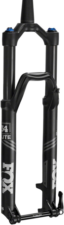 FOX 34 Performance Elite Suspension Fork - 29", 130mm, 15 x 110mm, 44mm Offset, Matte Black, FIT4, 3-Position Adjustable