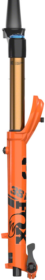 FOX 38 Factory Suspension Fork - 27.5", 170 mm, 15QR x 110 mm, 44 mm Offset, Shiny Orange, Grip 2