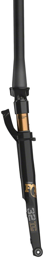 FOX 32 Taper-Cast Factory Suspension Fork - 700c, 40 mm, 12 x 100 mm, 50 mm Offset, Shiny Black, FIT4, 3-Position