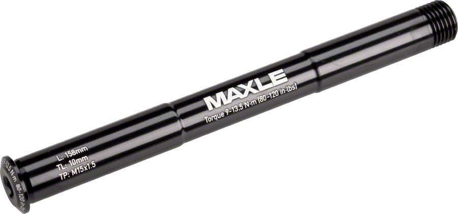 Maxle Stealth Front Thru Axle: 15x110, 158mm Length, Boost Compatible