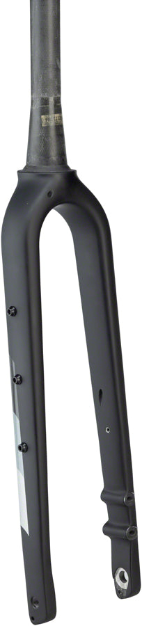 Salsa Waxwing Carbon Deluxe Fork - 700c/650b, 100x12mm Thru-Axle, 1-1/8" Tapered, Carbon, Flat Mount Disc, Black Frameset Color Match