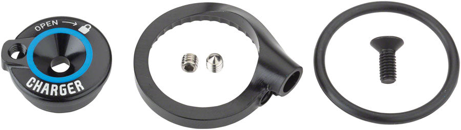 RockShox Compression Damper - Remote 10mm, ONELOC, TWISTLOC, CHARGER RL, SID 35MM SELECT C1 , (Spool, Cable Clamp, Screw)