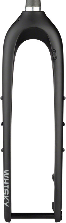 WHISKY No.9 MTN Boost LT Fork - 29", Post Mount Disc, 15 x 110 mm, 1.5" Tapered Carbon Steerer, Matte Black w/3 pack mounts