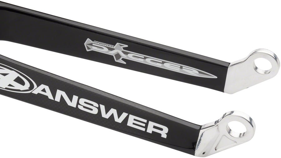 Answer BMX Dagger Pro Fork - 24", 20mm Dropout, Black