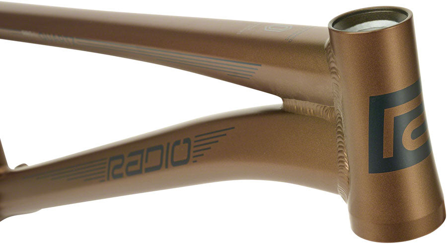 Radio Quartz BMX Race Frame - Pro L, 20.9" TT, Metallic Copper