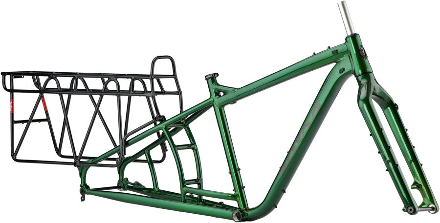Salsa Blackborow Fat Bike Frame - Aluminum, Medium, Green