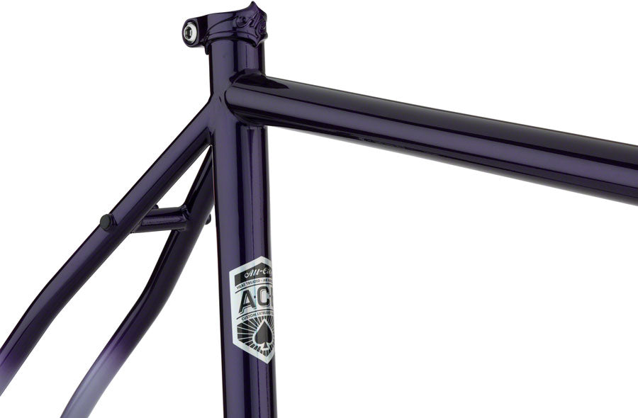 All-City Cosmic Stallion Frameset - 700c, Steel, Purple Fade, 55cm