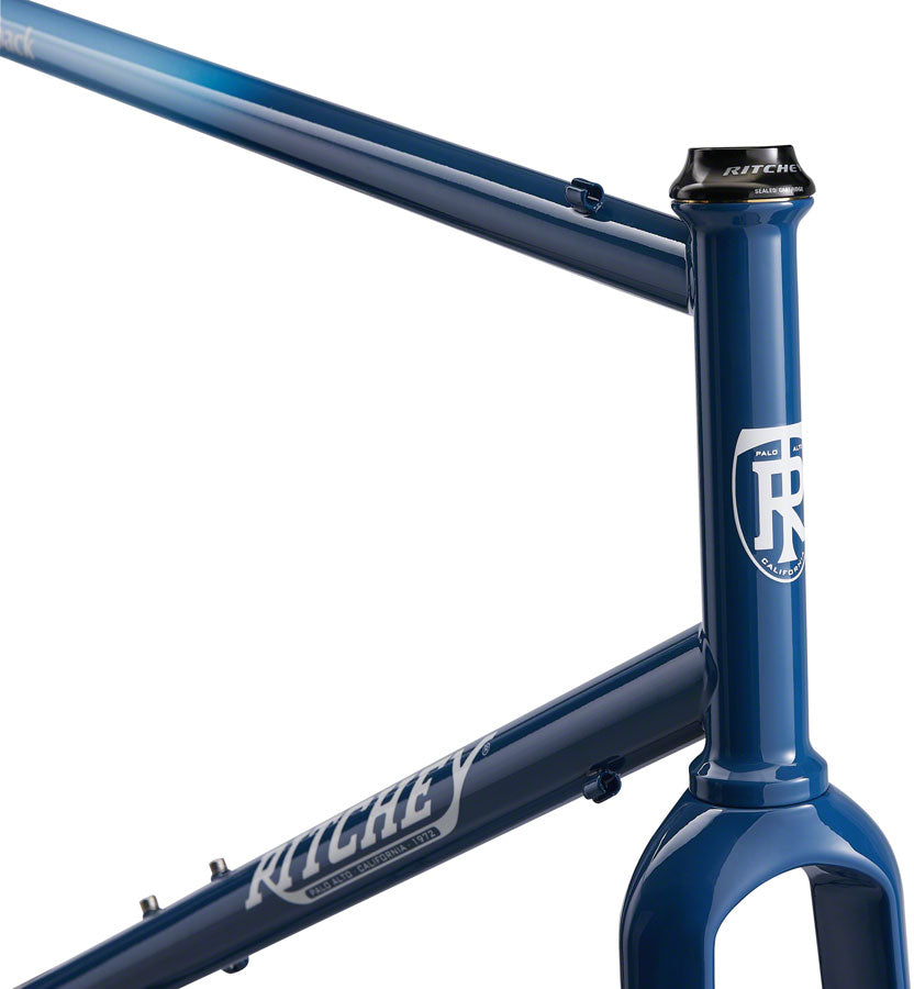 Ritchey Outback 50th Anniversary Frameset - 700c, Steel, Half Moon Blue, Large
