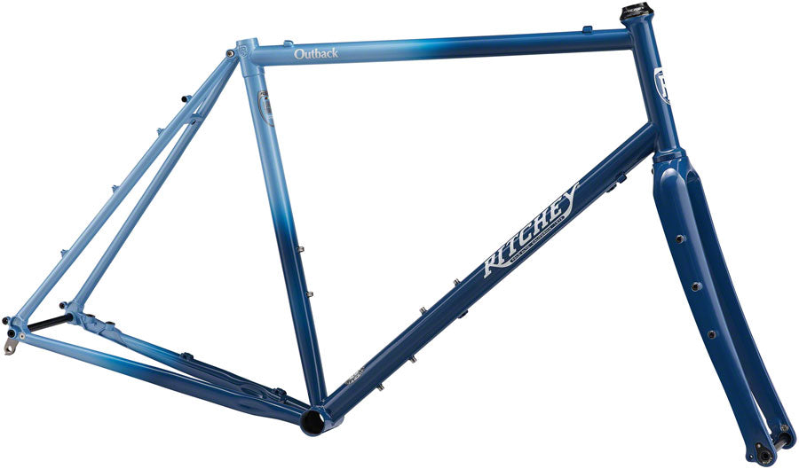 Ritchey Outback 50th Anniversary Frameset - 700c, Steel, Half Moon Blue, Large