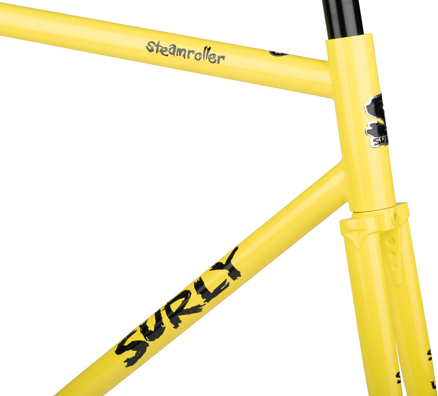 Surly Steamroller Frameset - 700c, Steel, Banana Candy Yellow, 62cm
